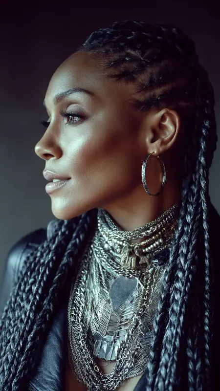 Box Braids - Afrocentric Hairstyles