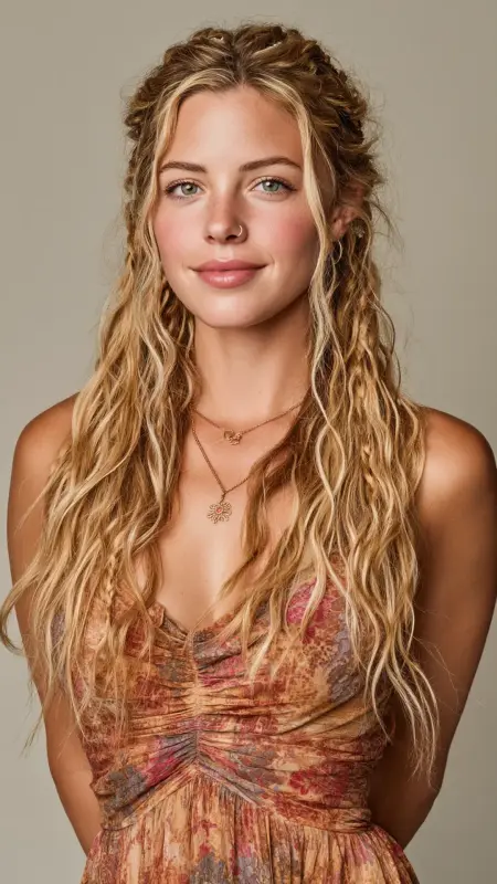 Butterfly Layers with Boho Braids - Butterfly Layers