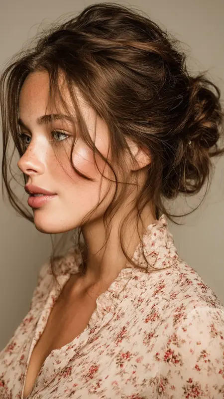 Butterfly Layers with Messy Bun - Butterfly Layers