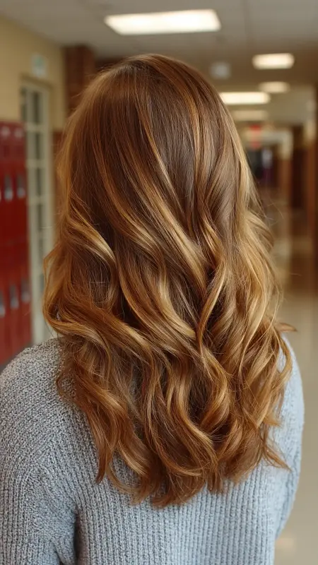 Caramel Balayage Layers - Low maintenance hair color