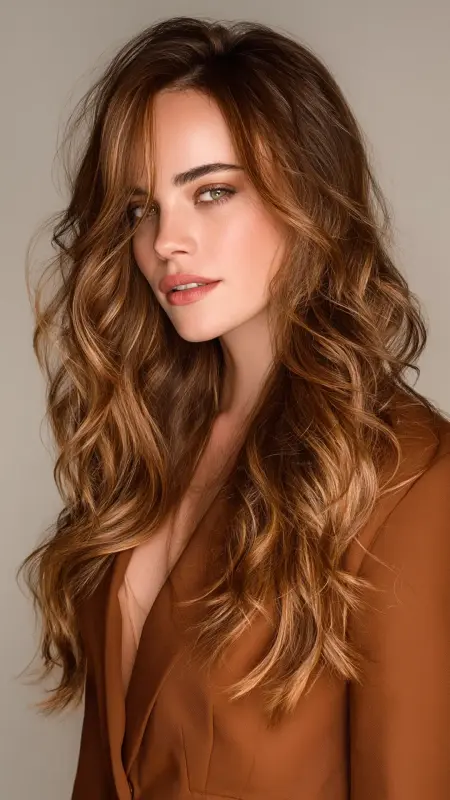 Crown Twist with Loose Curls - Hair color ideas for women in 30s