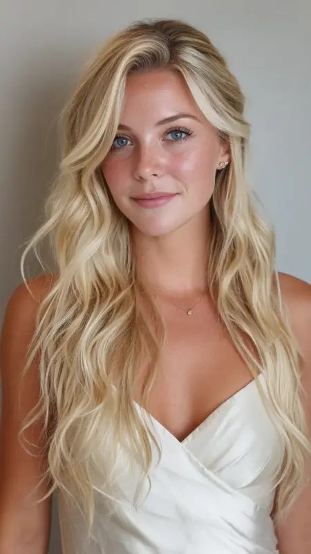 Champagne Blonde Elegance - Classy hair color ideas