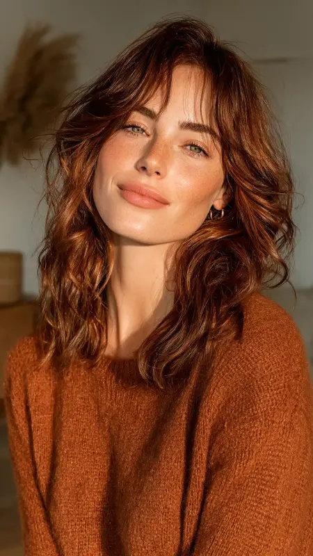 Cherry Cola Shine - Hair color ideas for women in 30s
