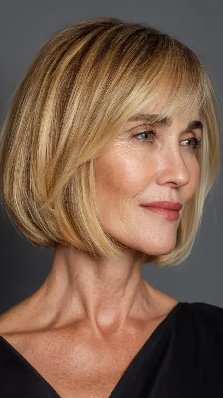 Chic Silver Pixie Cut - Short Layered Hairstyles For Older Women