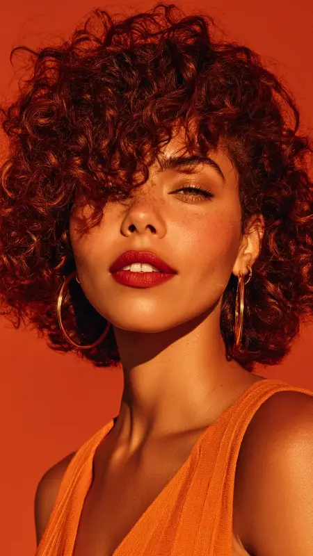 Cinnamon Spice Braided Ponytail - Hair color ideas for women in 30s