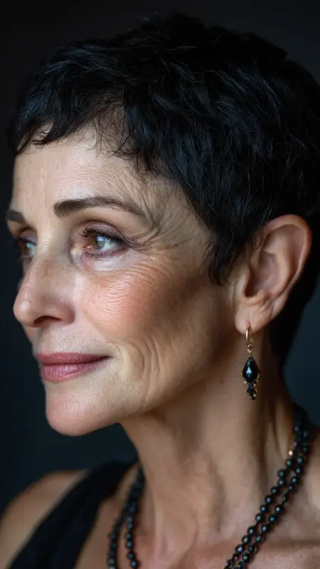 Classic Boyish Pixie - Pixie hairstyles for older women over 60