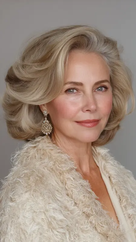 Classic Pixie with Layered Bangs - Shaggy Hairstyles For Women Over 50