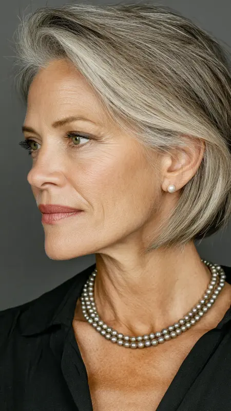 Classic Shag with Volume Crown - Short Layered Hairstyles For Older Women