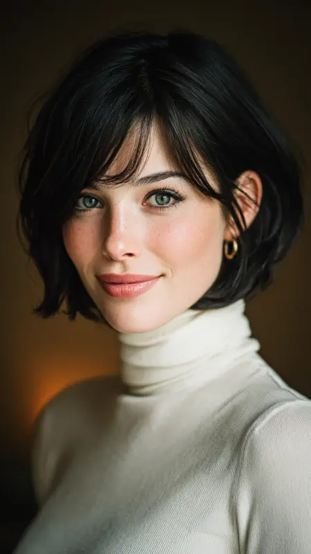 Classic Undercut Pixie with Salt-and-Pepper Finish - Stacked Bob Haircut For Fine Hair