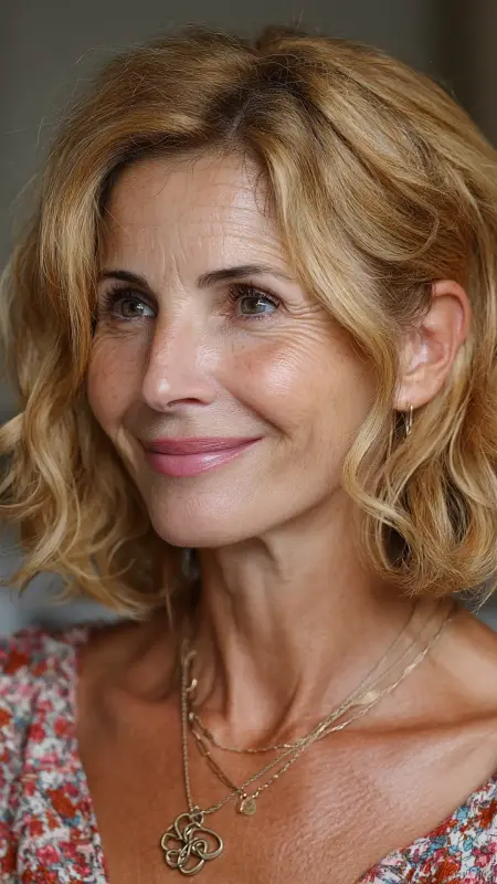 Collarbone-Length Blunt Cut - bob haircuts for women over 60 with fine hair