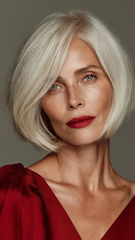 Crochet Curls - Short hairstyles for women over 60 with wavy hair