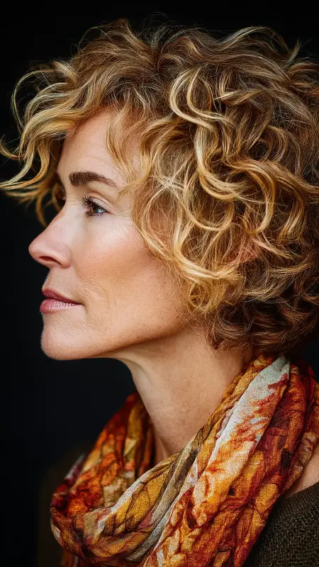 Cropped Caesar Cut - Short Layered Hairstyles For Older Women