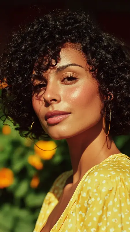 Curly Bob with Defined Ringlets - Youthful haircuts