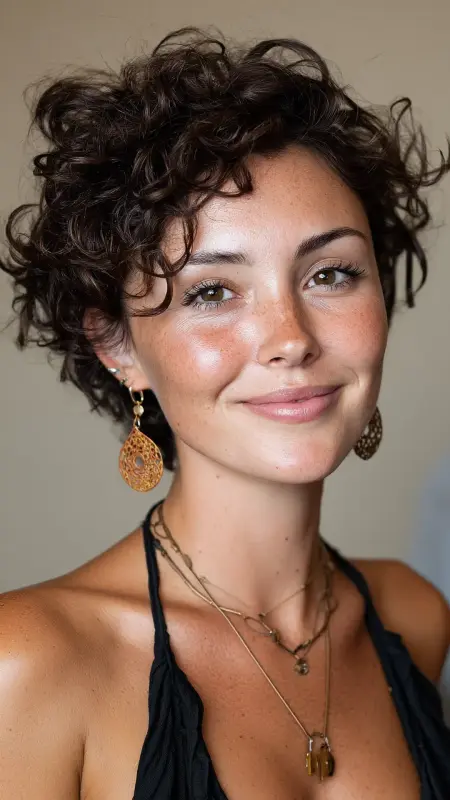 Curly Pixie - Pixie Haircuts For Fine Hair