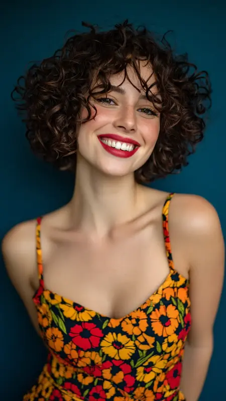 Curly Retro Bob - Retro bob hairstyles