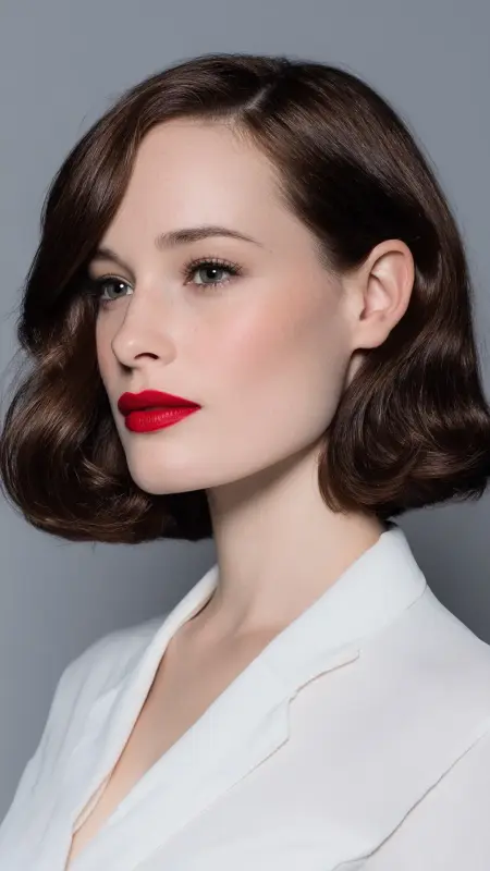 Curved Glass Bob - Glass Hair
