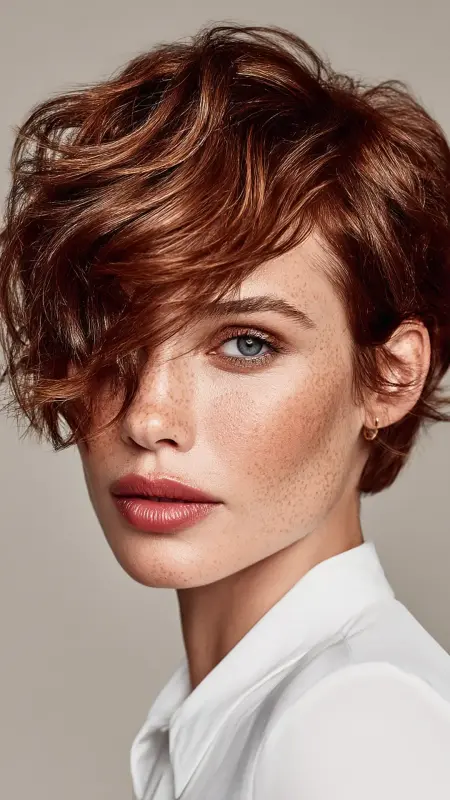 Radiant Waves of Copper Freedom - Dyke Hair