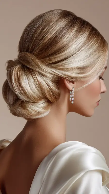 Elegant Chignon Updo - Classy haircuts for women