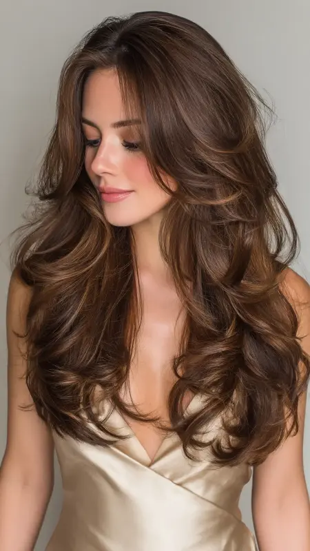 Elegant Long Layers -  Timeless haircut 