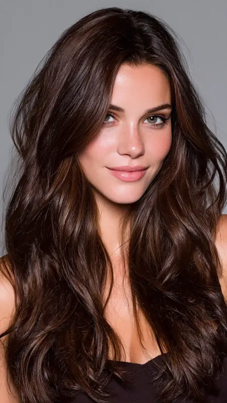 Espresso Brunette Luxe - Classy hair color ideas