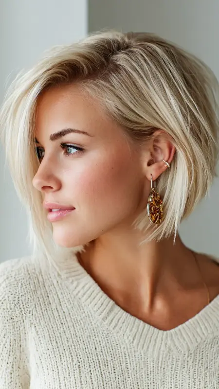 Feathered Bob with Disconnected Layers - Feathered Bob Hairstyles