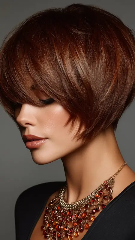 Feathered Bob with Tapered Nape - Feathered Bob Hairstyles