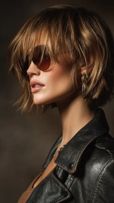 Feathered Bob with Undercut - Feathered Bob Hairstyles