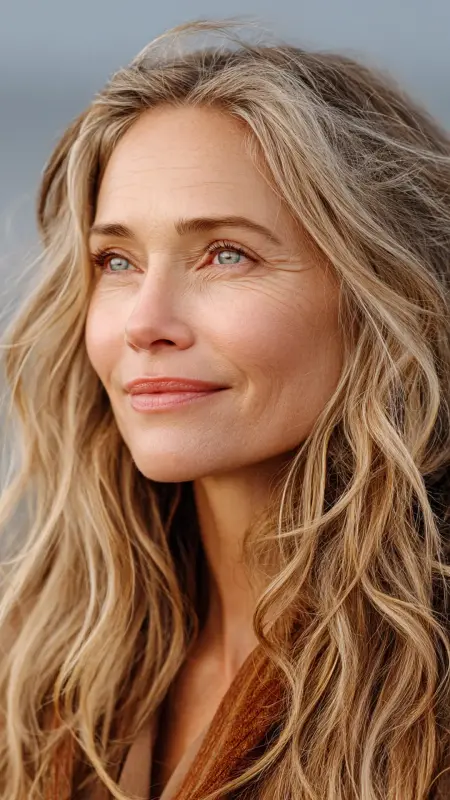 Feathered Crop - Short hairstyles for women over 60 with wavy hair