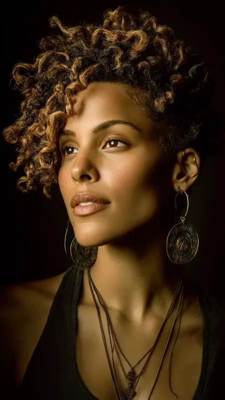 Finger Coils - Afrocentric Hairstyles