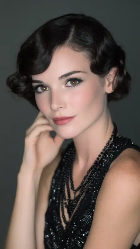 Finger Wave 50s Bob - 50s bob