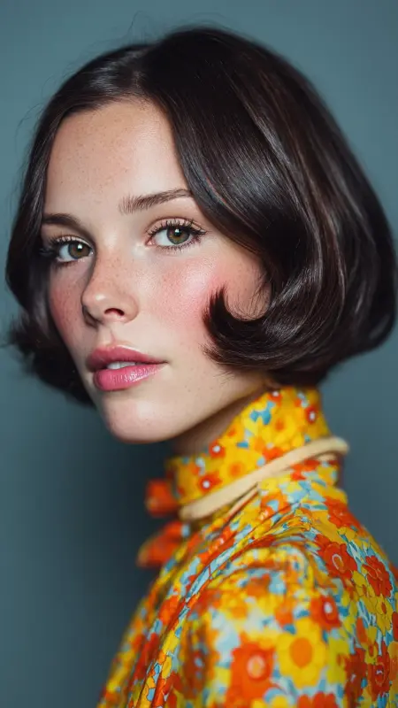 Flipped-Out Retro Bob - Retro bob hairstyles