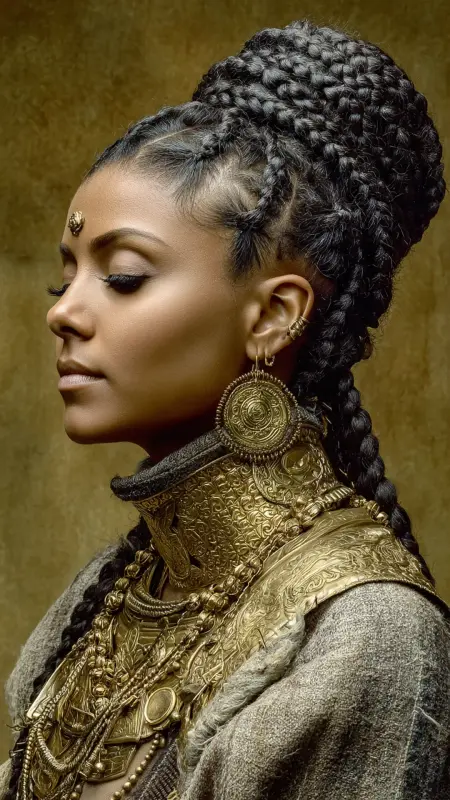 Goddess Braids - Afrocentric Hairstyles