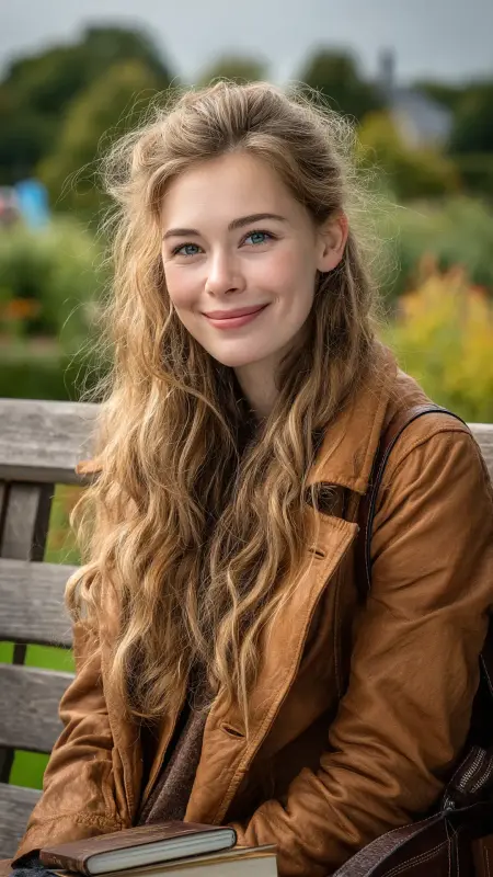 Honey Blonde Babylights on Shoulder-Length Hair - Hair color ideas for students