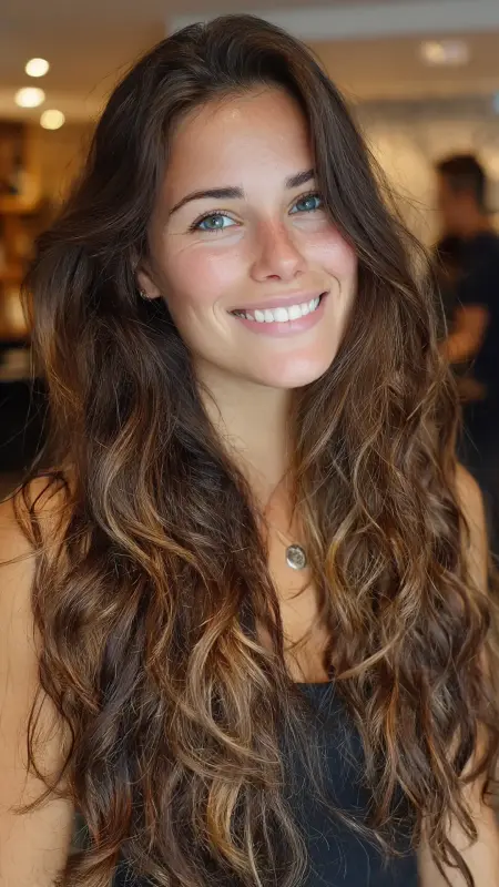 Honeyed Brunette Balayage - Classy hair color ideas