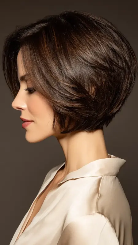 Inverted Feathered Bob - Feathered Bob Hairstyles