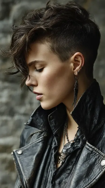 Layered Hush Cut with Hidden Undercut - Hush cut