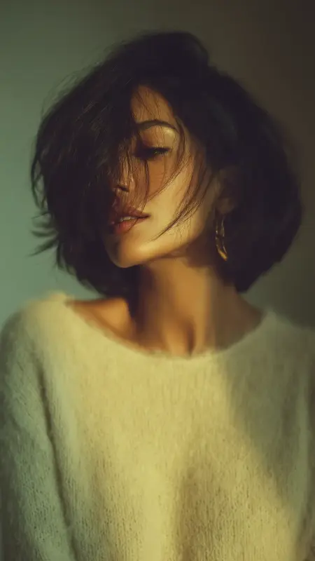 Long Feathered Bob Lob - Feathered Bob Hairstyles