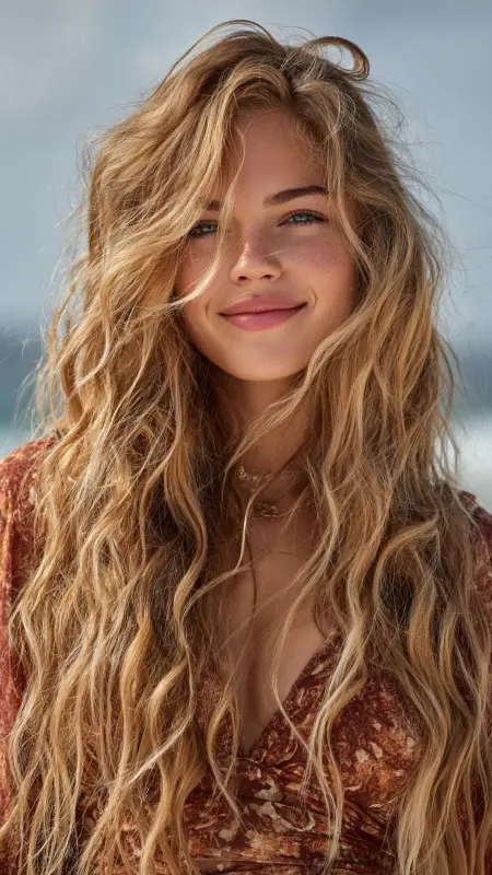 Long Hush Cut with Face-Framing Layers - Hush cut