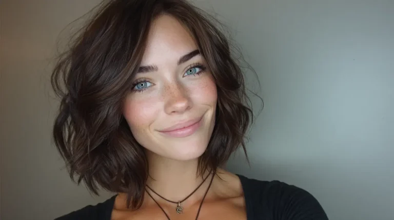Medium asymmetrical hairstyles 3