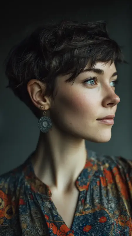 Chic Charm: The Edgy Mushroom Crop - Mushroom Haircut