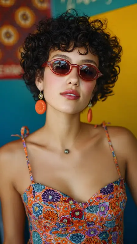 Permed Pixie with Flipped-Up Ends - Permed pixie hairstyles