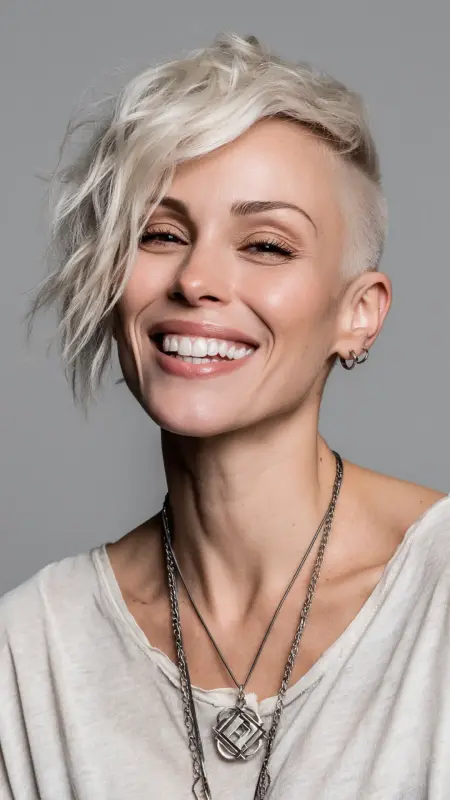 Pixie with Side Undercut - Pixie Haircuts For Fine Hair