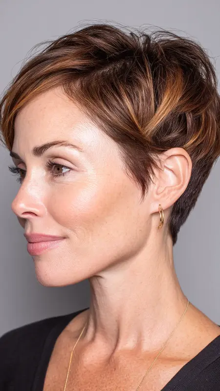 Pixie with Tapered Nape - Pixie Haircuts For Fine Hair