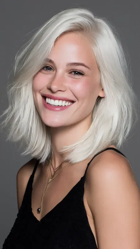 Platinum Blonde Ice - Classy hair color ideas