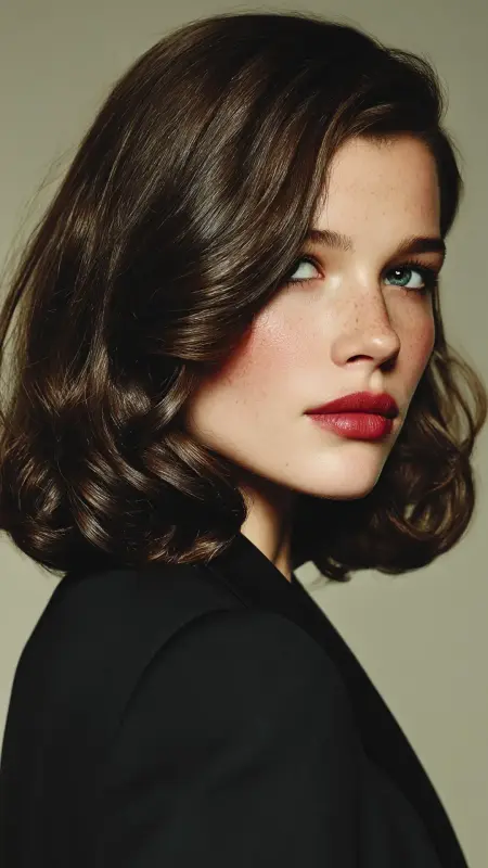 Polished Curl Lob - Digital Perm