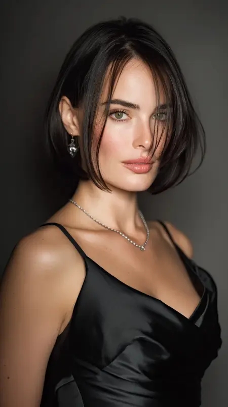 Polished Side-Parted Bob - Retro bob hairstyles