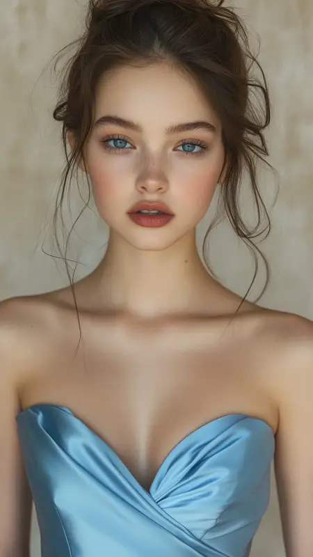 Dreamy Updo with Whimsical Wisps - Prom Hairstyles for Strapless Dresses