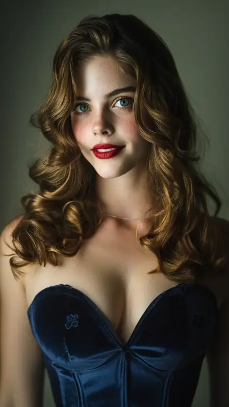 Timeless Waves and Soft Curls for Your Prom Night - Prom Hairstyles for Strapless Dresses