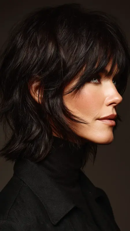 Razor-Cut Shag - Shaggy Hairstyles For Women Over 50