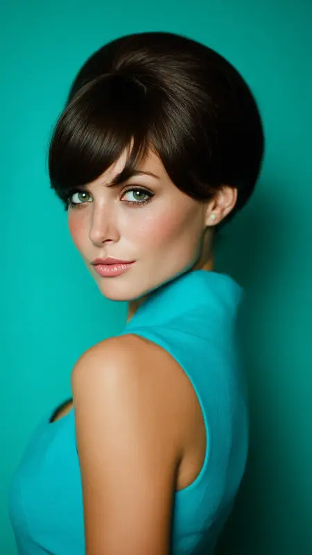 Retro Bob with Beehive Crown - Retro bob hairstyles